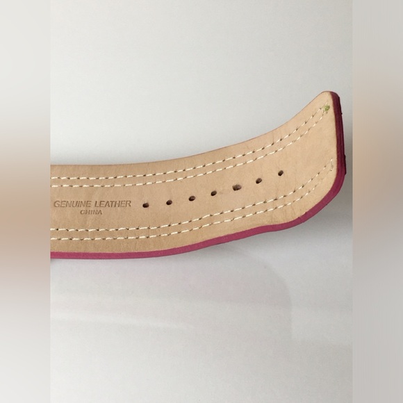 Wilsons Leather Pink & Green Watch Stainless Steel 5 5/8” - 7 1/4” - Picture 6 of 9